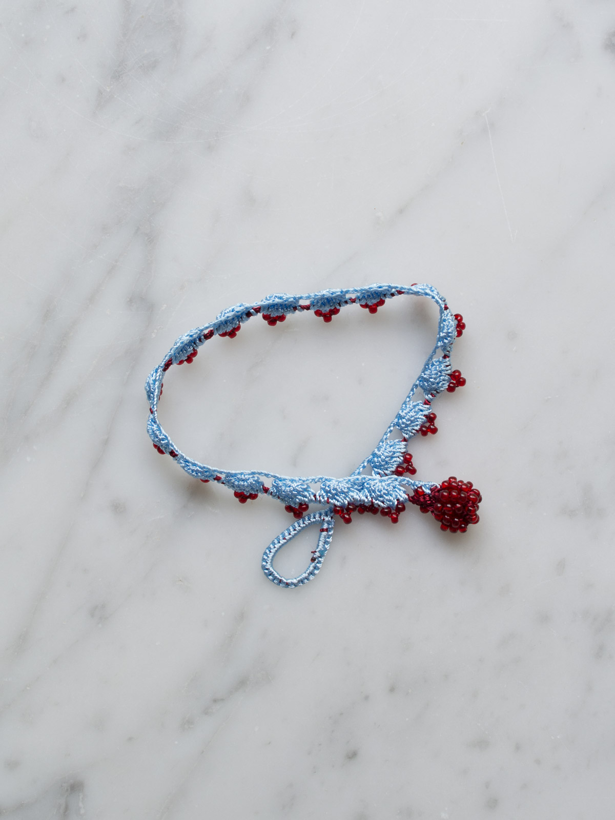 bracelet en crochet Crown